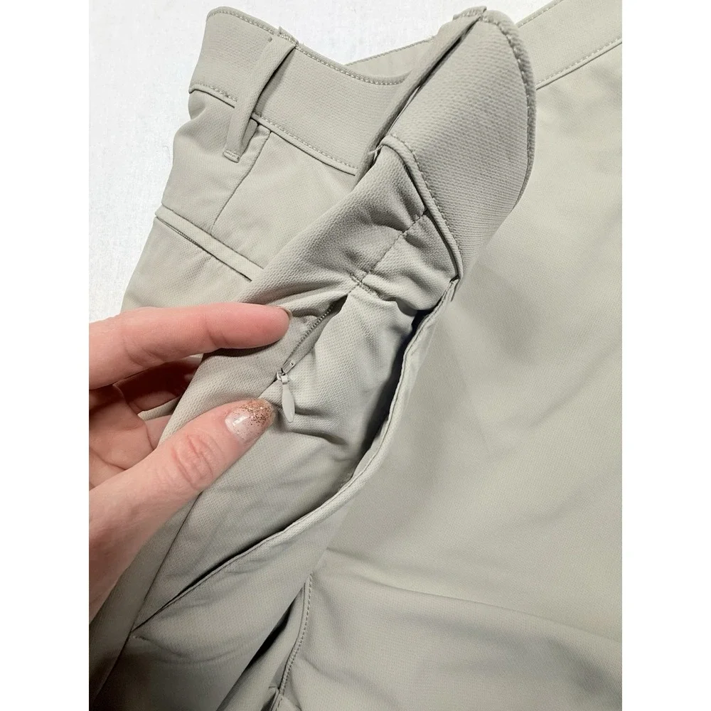 Banana Republic City Pants Men 40x34 (38x32) Tan‎ Slim Fit Performance Preppy